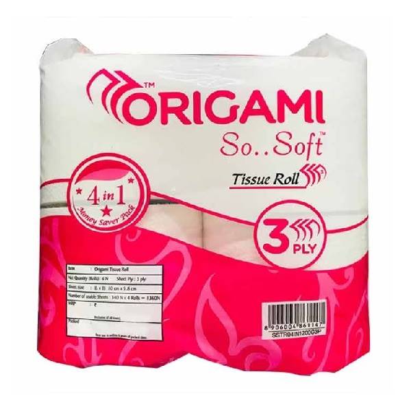 Origami So Soft 4 In 1 Tissue Roll 